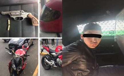 Detienen a presunto ladrón de motocicleta en colonia Anáhuac