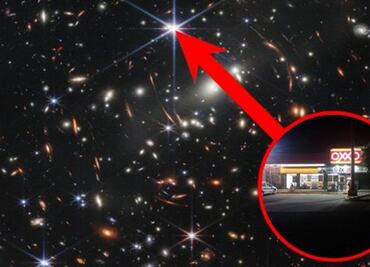¿Oxxo en el universo? "confirman" sucursal fotografiada por telescopio James Webb y se vuelve viral