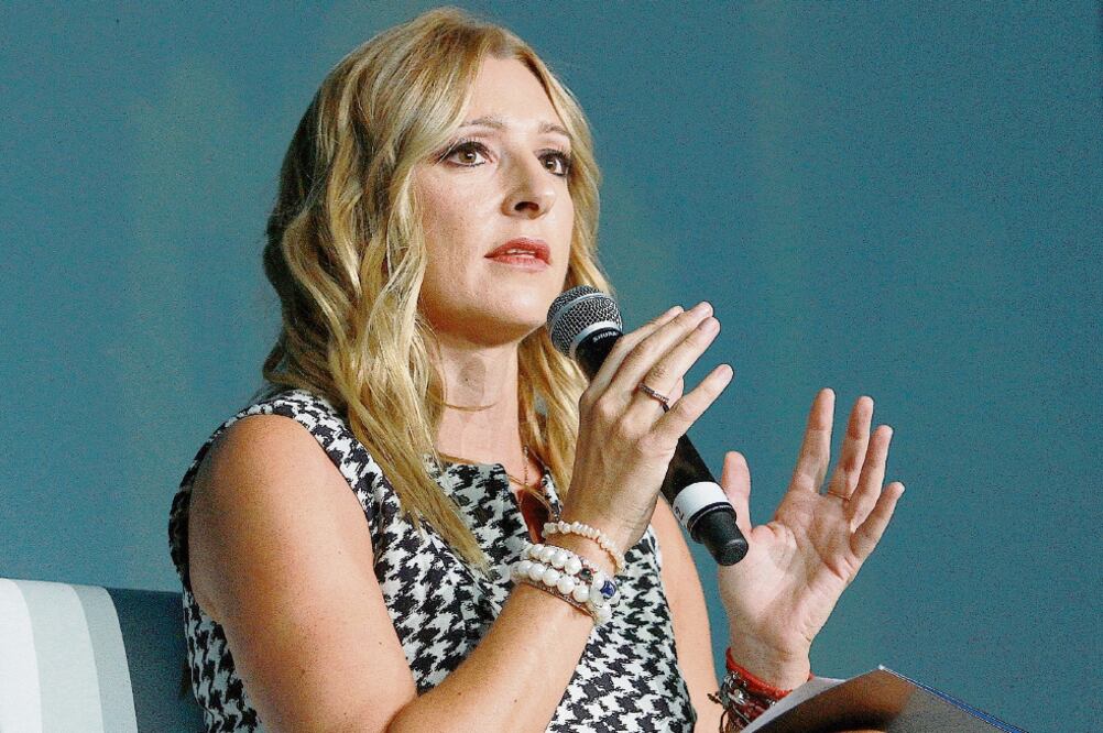 Colaboración. María Ariza, directora de Biva, dijo que se trabaja con empresas en emisión de acciones y deuda. / FRANCISCO ESTRADA. NOTIMEX