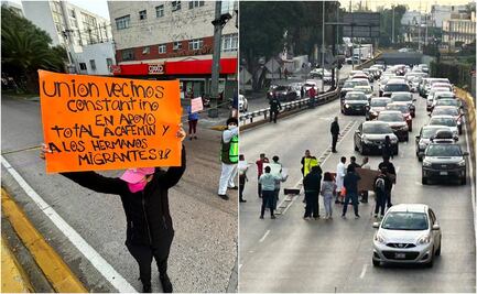 Reabren Circuito Interior tras bloqueo a la altura Metro Misterios: vecinos exigen reubicación de migrantes