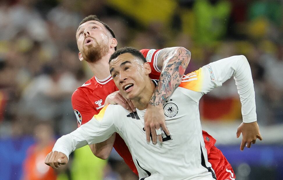 Alemania y Dinamarca durante los Octavos de Final de la Eurocopa - Foto: EFE