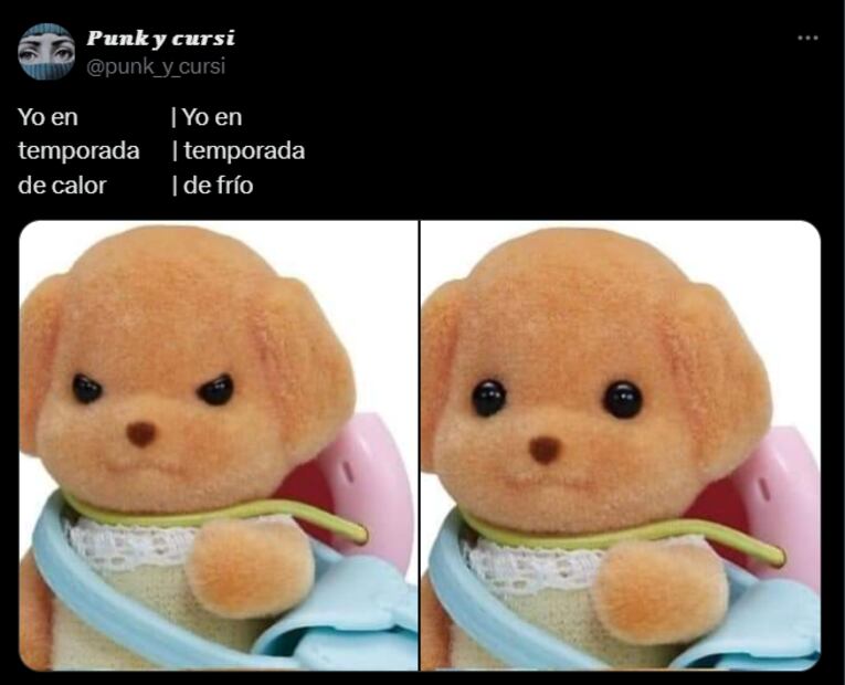 Memes ola de calor. Fotos: Redes Sociales