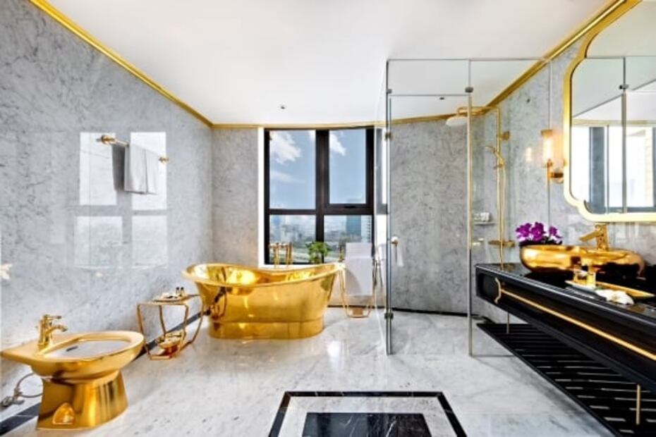 Dónde está el primer hotel de lujo bañado en oro de 24 quilates