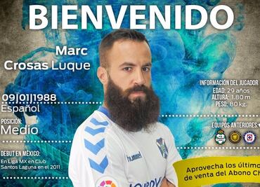 Marc Crosas regresa al futbol mexicano