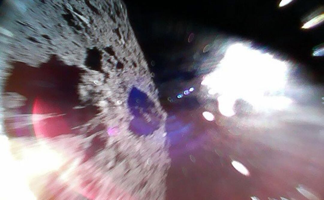 Aterrizó el 21 de septiembre al asteroide  Ryugu. Foto: HAYABUSA2@JAXA