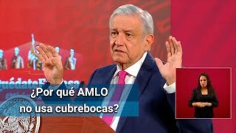 No me pongo cubrebocas porque no me lo recomienda López-Gatell: AMLO
