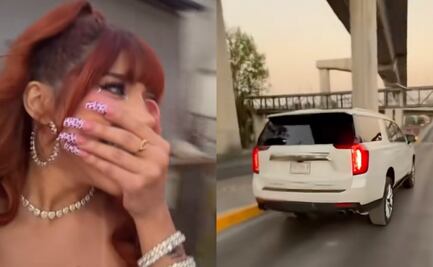 Yeri Mua denuncia que le poncharon las llantas de su camioneta en caseta de CDMX; "quedé a pata"