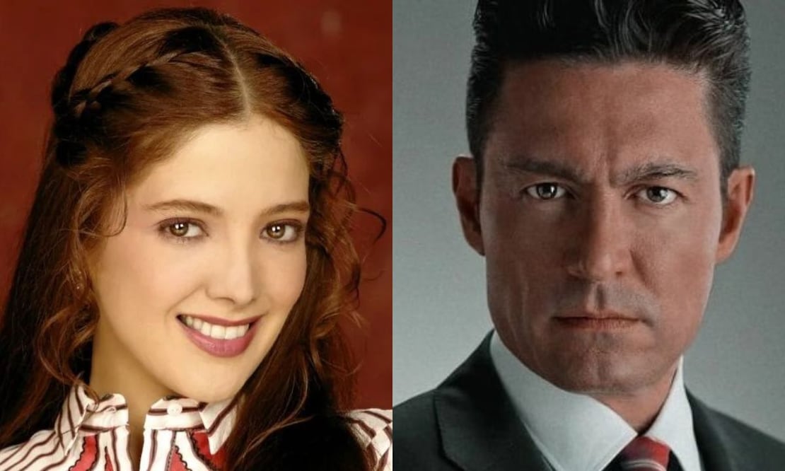 Adela Noriega y Fernando Colunga. Fuente: producción Universal (Instagram @novelasmexicanasoficial1 y @fernandocolunga_oficial_