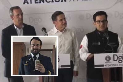 Piloto del vuelo de Durango está consciente y en recuperación: Protección Civil