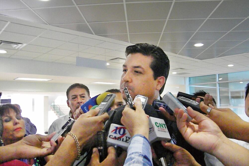 Francisco García Cabeza de Vaca, gobernador de Tamaulipas, aplaudió la detención del ex mandatario Tomás Yarrington Ruvalcaba, en Florencia, Italia. (IVÁN STEPHENS. EL UNIVERSAL)