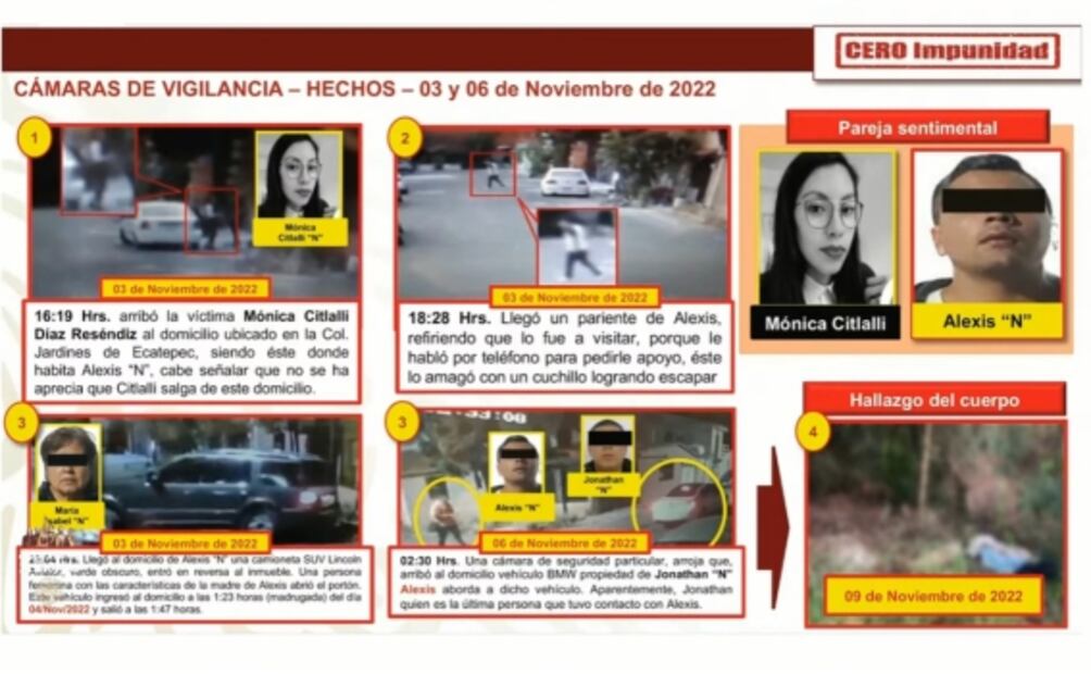 Vinculan a proceso a Alexis "N" y a su madre por desaparición de Mónica Citlalli Díaz