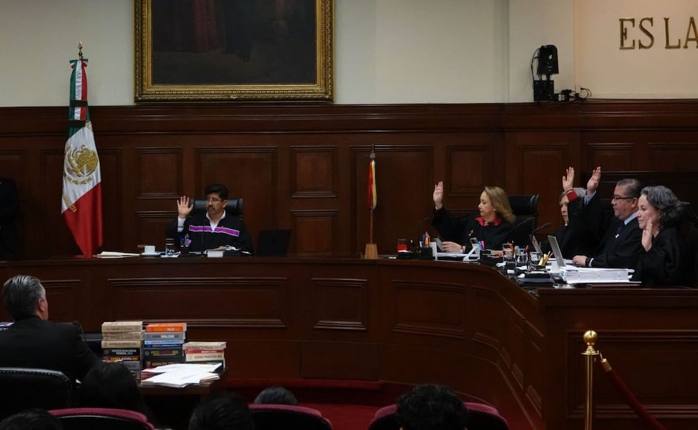Votación en el pleno de la Suprema Corte de Justicia de la Nación este martes 2 de diciembre de 2025. Foto: Galo Cañas/ Cuartoscuro