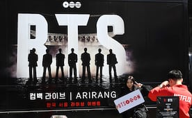 BTS enloquece a Seúl: así luce el escenario en el que regresará la boyband surcoreana con nuevo disco