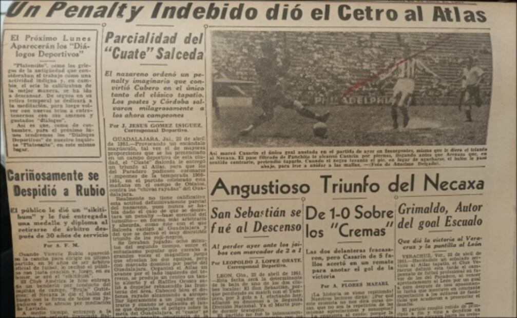Así publicó EL UNIVERSAL el primer título del Atlas