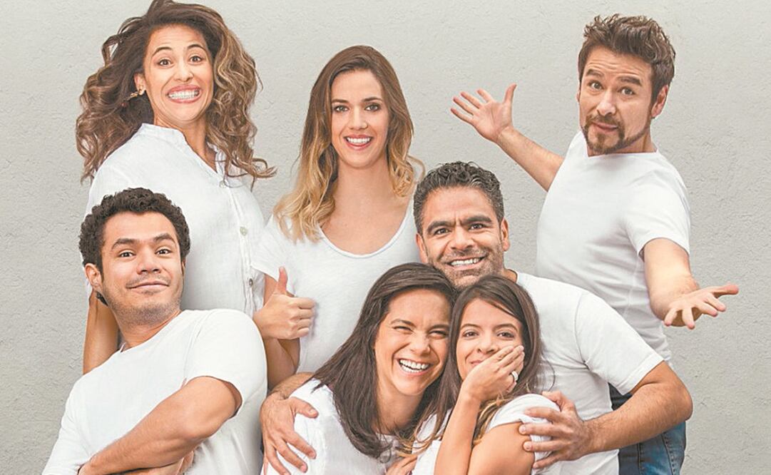 La obra, protagonizada por siete actores, muestra anécdotas de la profesión. Foto: CORTESÍA