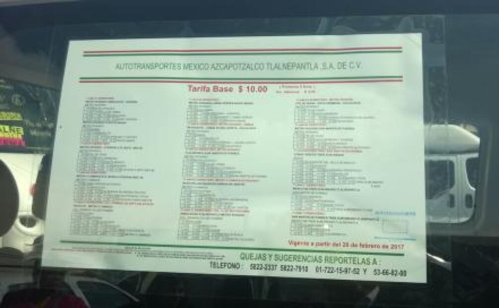 Remiten a 30 al corralón por subir tarifas en Edomex