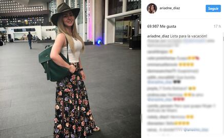 Ariadne Díaz responde a críticas en Instagram