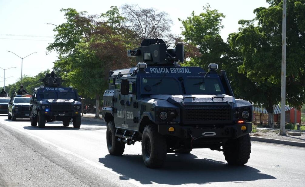Las unidades blindadas fueron exhibidas en la capital del estado. Foto: Especial.