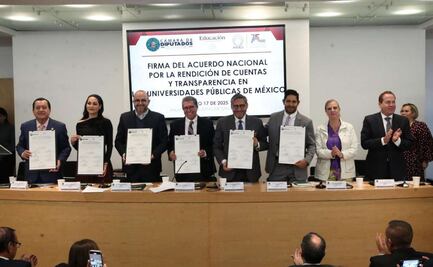 Diputados y ANUIES firman acuerdo sobre fiscalización en universidades públicas; reiteran compromiso por la transparencia