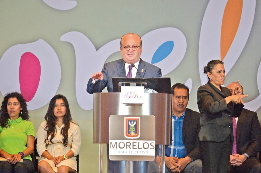 El mandatario estatal acudió al World Trade Center de Xochitepec, donde expuso los pormenores de las acciones realizadas en tres años de gestión (CIUDADANOS MX)