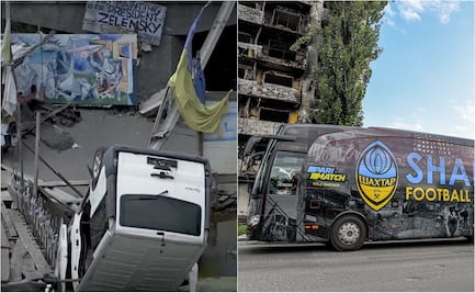 VIDEO: El equipo ucraniano que presentó su autobús anti bombas