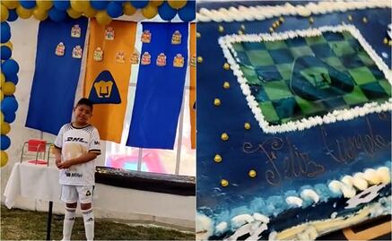 VIDEO: Niño cumple sueño al tener fiesta temática de Pumas