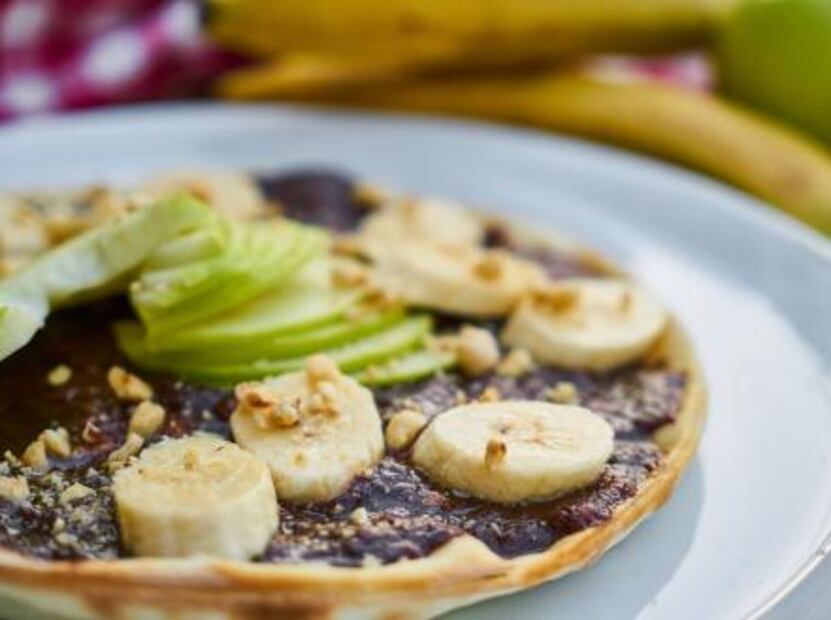#RECETA Deliciosos hot cakes de plátano y avena