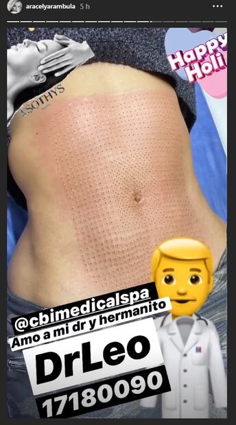 Aracely Arámbula posa sexy y muestra cómo le reafirman el abdomen