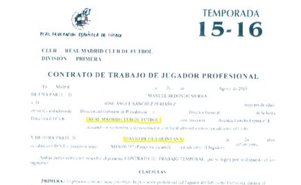 Football Leaks revela contrato entre De Gea y el Real Madrid