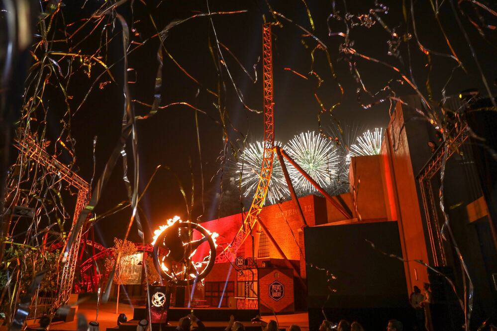 La atracción más emocionante es el Capitol Bullet Train, una montaña rusa que representa el medio de transporte donde viajan los “tributos”. (Foto: Cortesía)