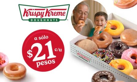 Día del Abuelo 2025: Krispy Kreme lanza promoción de donas a 21 pesos; ¿cómo aplica la oferta?