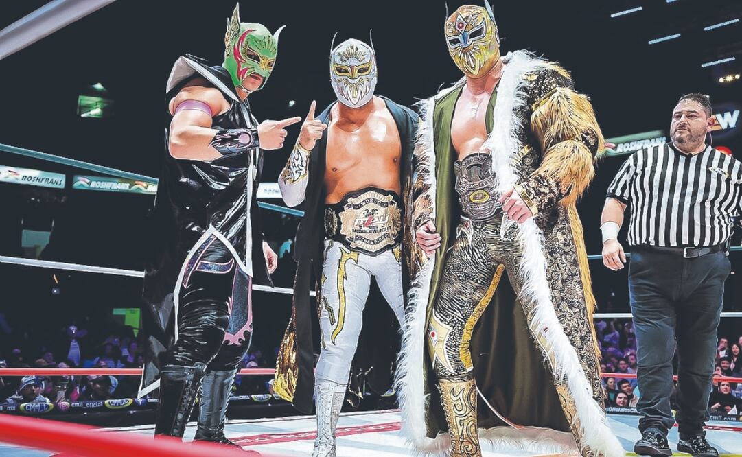 Veía al Príncipe de Plata y Oro en TV y hoy comparte el ring con él. Foto: de INSTAGRAM