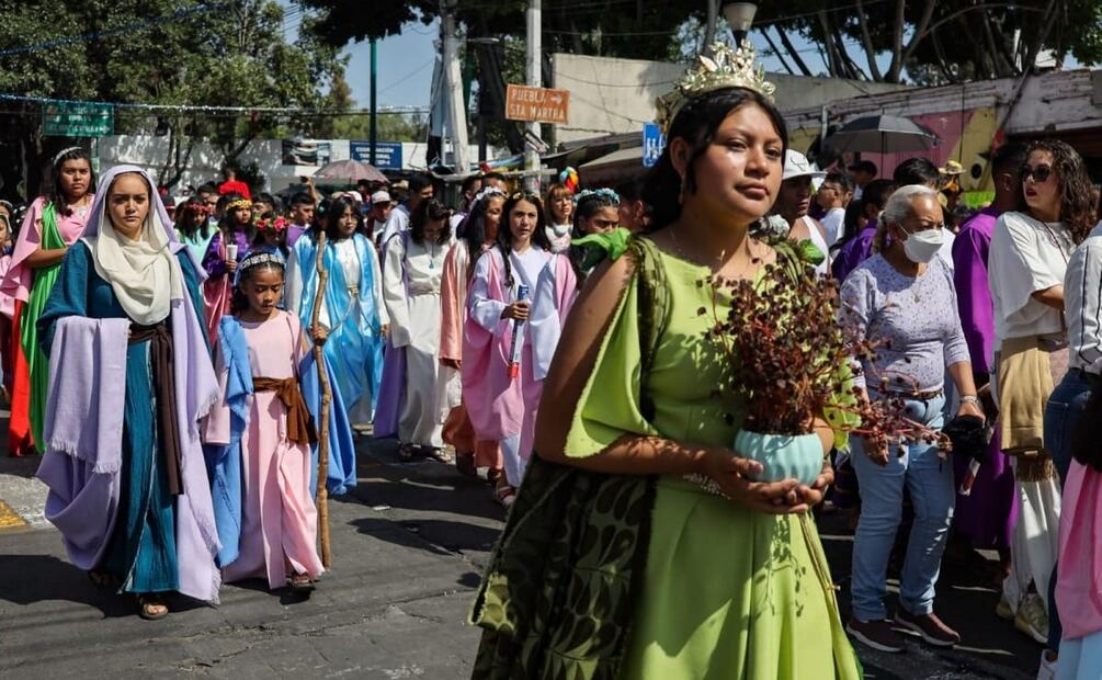 Representación 180 de la pasión de Cristo en Iztapalapa Foto: Hugo Salvador. EL UNIVERSAL