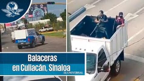 Reportan balaceras en distintos puntos de Culiacán, Sinaloa