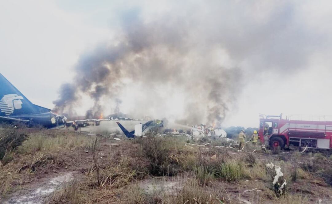 The plane crashed shortly after take off – Photo: REUTERS
