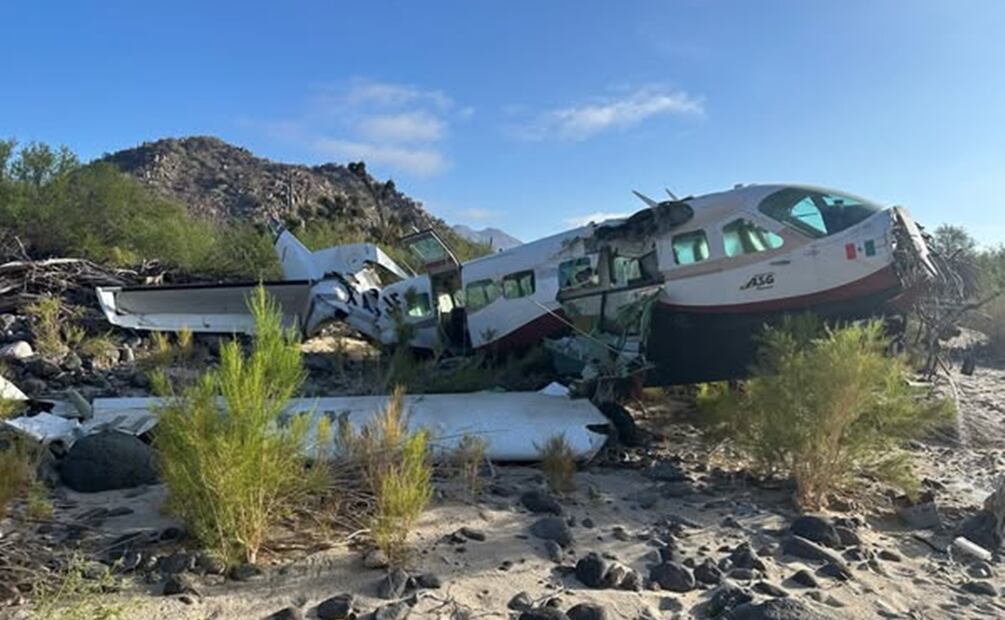 A pesar de la gravedad del accidente, los tripulantes sobrevivieron. Foto: Especial