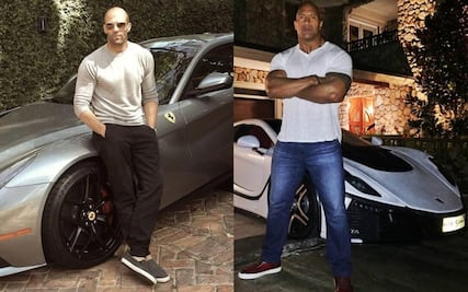 Los autos que manejan Dwayne Johnson y Jason Statham en la vida real