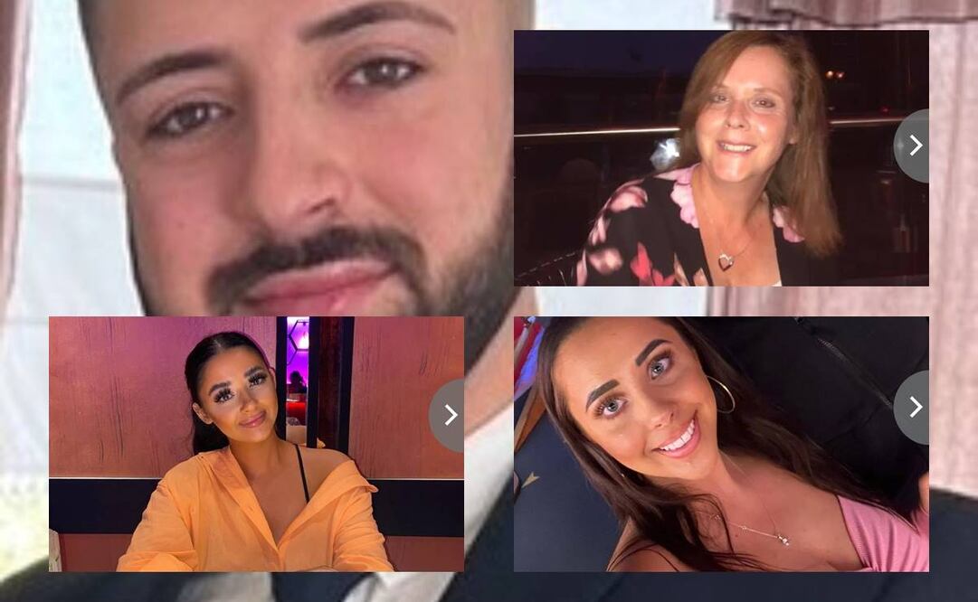 La policía busca a Kyle Clifford, cuyo retrato ha sido difundido por los medios británicos, por su presunta conexión con la muerte de las tres mujeres. Foto: X @Manaz_Trades