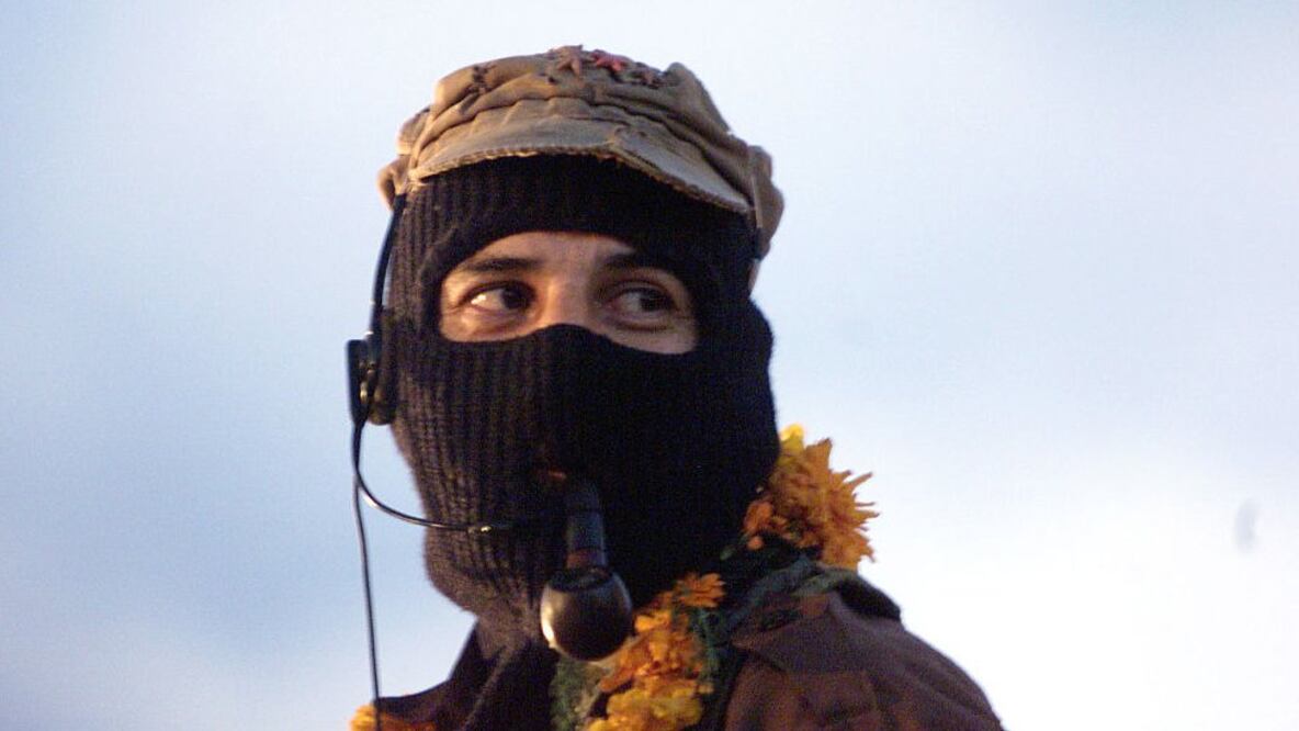 El Subcomandante Marcos fue e líder del EZLN que le declaró la guerra al gobierno mexicano
