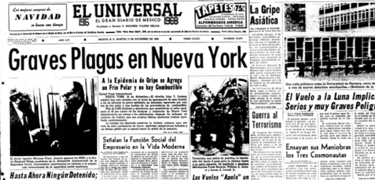 Apolo 8, el lanzamiento espacial de 1968 que también se realizó en medio de una pandemia