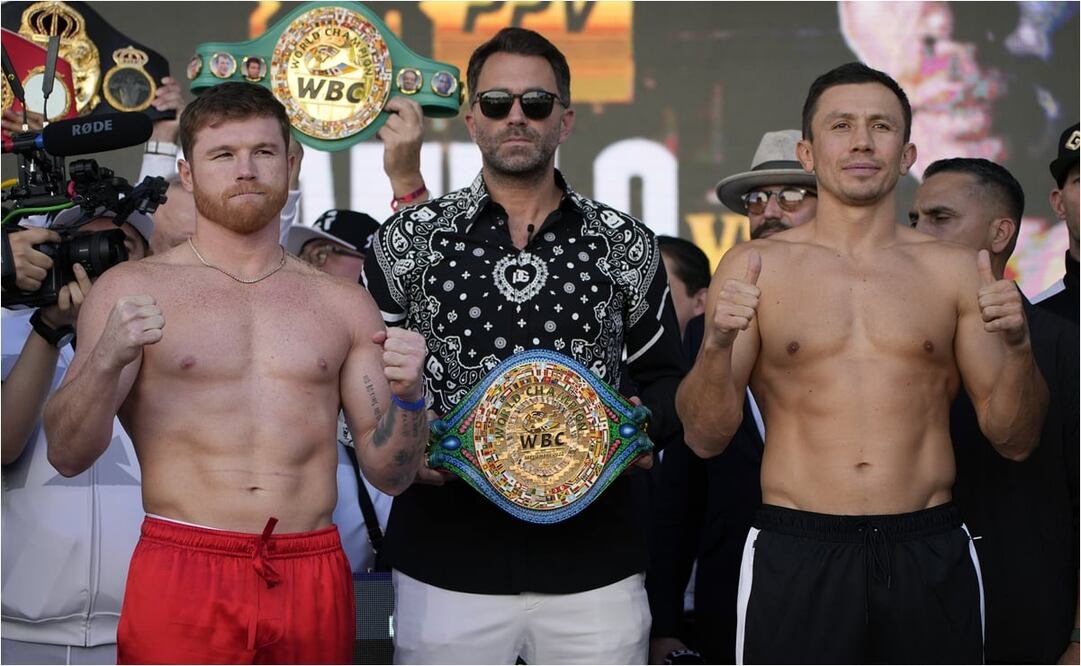 La trilogía Canelo vs Golovkin se vivirá en Las Vegas / FOTO: AP