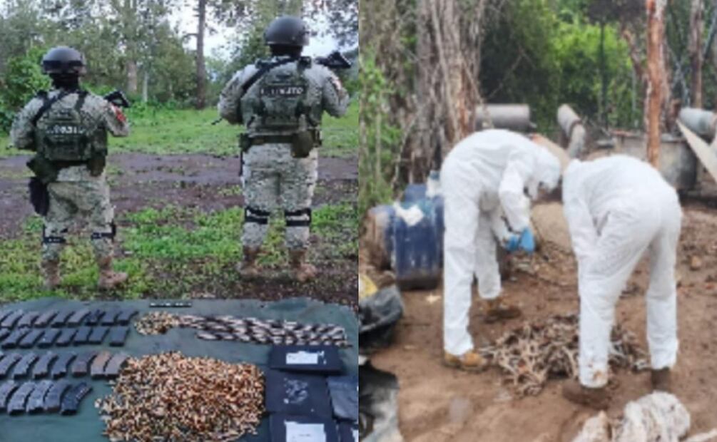 En el municipio de Cósala, Sinaloa se localizó un laboratorio clandestino (15/07/2025). Foto: Especial