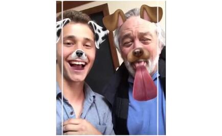 Robert de Niro se divierte con los filtros de Snapchat