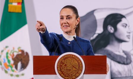 FOTOS: Las 10 frases de la mañanera de Claudia Sheinbaum del 15 de enero de 2025