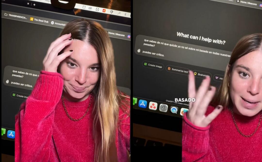 Descubre cual es la pregunta que debes hacerle a la IA para saber que tanto te conoce. Foto: TikTok @mimiworkerbestie