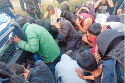 Por quemar patrulla caen 33 “manifestantes” en Guanajuato