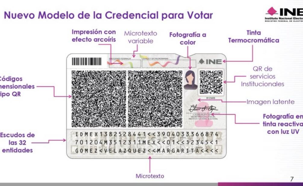 INE presenta nuevo modelo de Credencial para Votar (08/06/2026). Foto: Especial