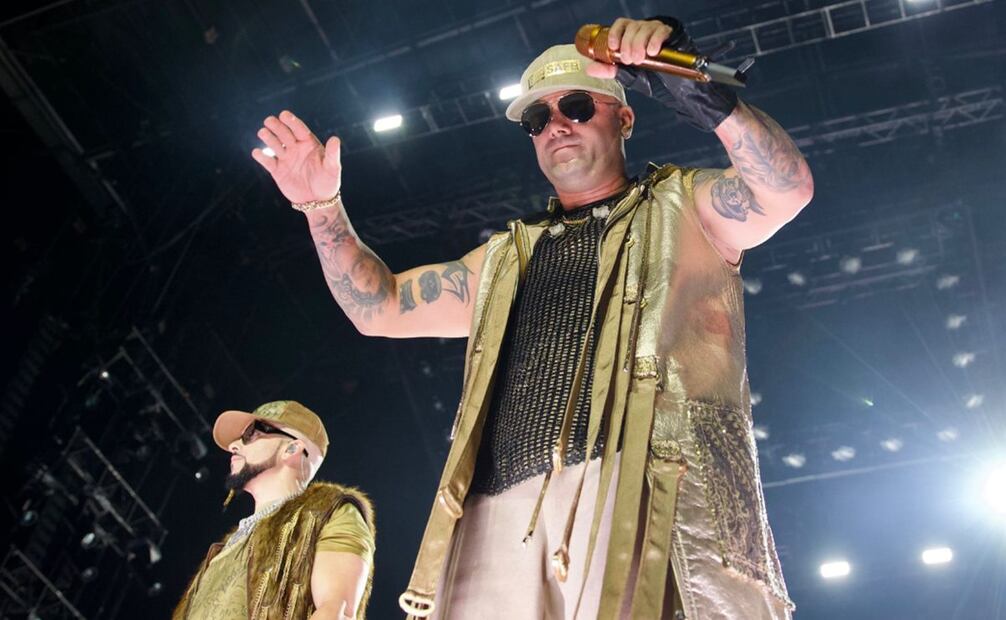 Wisin y Yandel se despide de México con explosivo show en el Foro Sol. Foto: Germán Espinosa/EL UNIVERSAL.