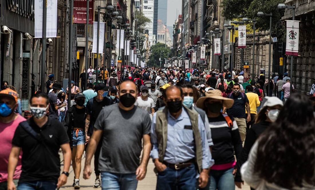 Aglomeración en la Ciudad de México. Foto: Germán Espinosa
