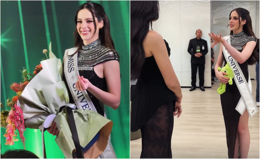 Fátima Bosch realzia su primera actividad con el título de Miss Universo 2025.
Fotos: Instagram, vía @missuniverse